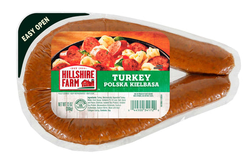 Hillshire Farm Smoked Turkey Polska Kielbasa Rope, 13 Ounce -- 12 per case.