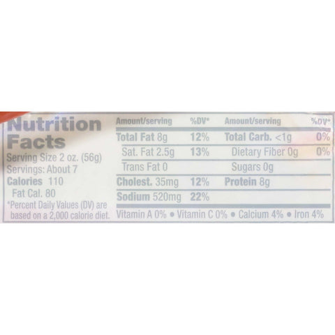 Hillshire Farm Lite Polska Kielbasa, 13 Ounce -- 12 per case.