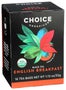 Choice Organic Teas English Breakfast Tea - 16 bags per pack -- 6 packs per case.