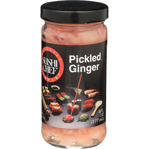Sushi Chef Pickled Ginger, 6 ounce -- 12 per case