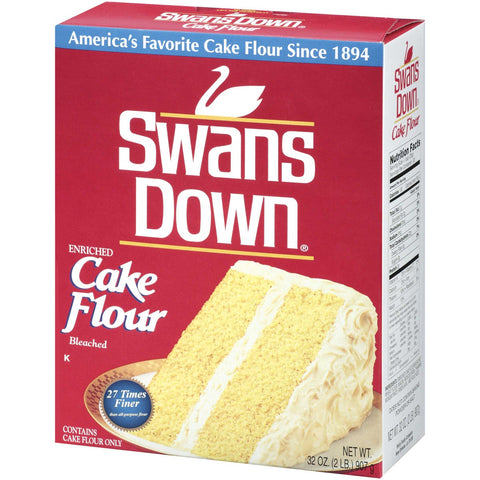 Reily Foods Swans Down Cake Flour, 32 Ounce -- 8 per case.
