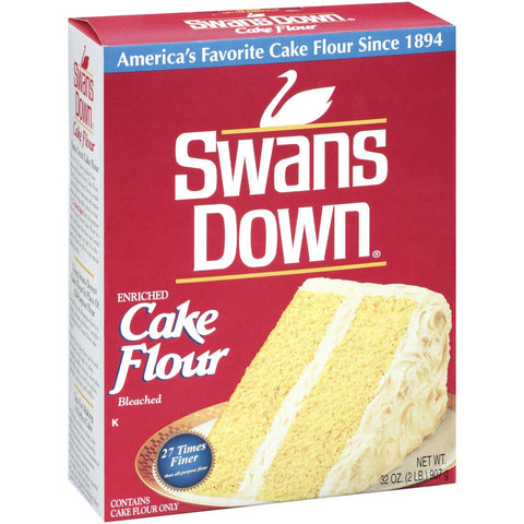 Reily Foods Swans Down Cake Flour, 32 Ounce -- 8 per case.