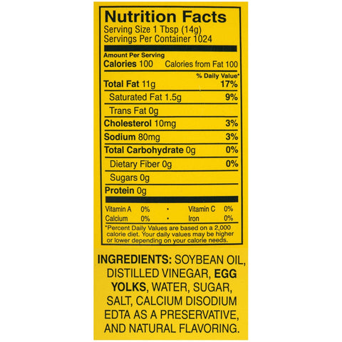 Blue Plate Heavy Duty Mayonnaise, 4 Gallon.