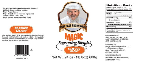 Chef Paul Prudhommes Seafood Magic 5 lb. box, 1 per case