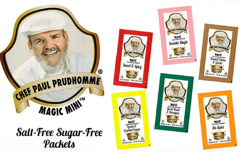 Magic Seasoning Blends Packet - Salt Free Sugar Free Sweet and Spicy -- 500 per case.