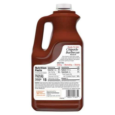 Single Knorr Professional Ready-to-Use Chipotle Barbecue Sauce, 0.5 Gallon