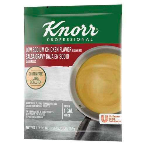 Single Knorr Professional Low Sodium Chicken Gravy Mix, 1 Pound