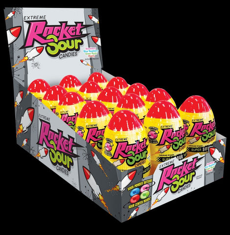 Rips Extreme Rocket Sour Candy, 0.96 Ounce -- 135 per case.