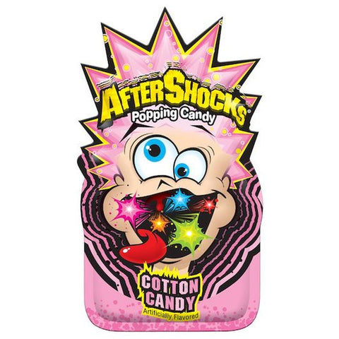 Aftershocks Cotton Candy Popping Candy - 24 per pack -- 8 packs per case