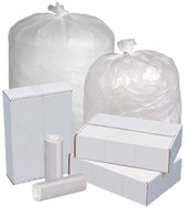 Pitt Plastics Clear 8 Micron Natural Star Perforated Can Liner Roll, 10 Gallon -- 1000 per case.