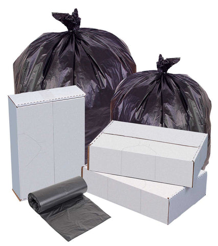 Pitt Plastics Black Can Liner 24x33 8 Microns -- 1000 per case.