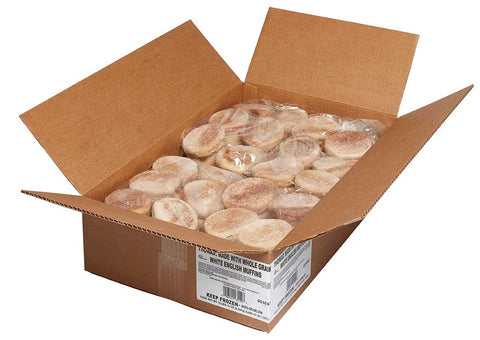 Thomas Whole Grain White English Muffin - 12 count per pack -- 8 packs per case