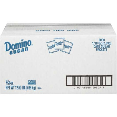 Packets Domino Sugar 2000 Count Per Case