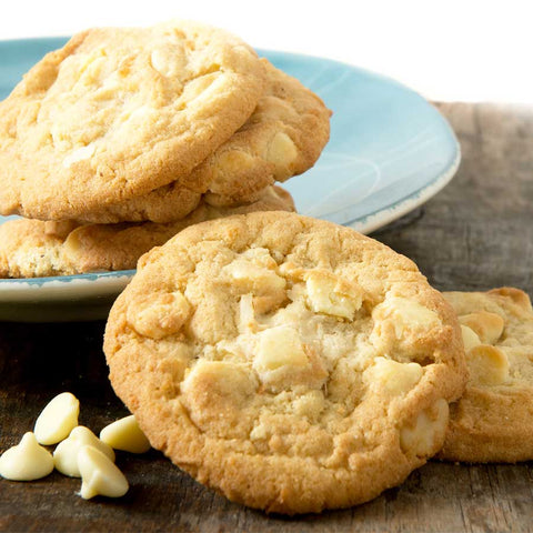 Davids Cookies Macadamia Nut White Chocolate Chip Cookie Dough, 1.33 Ounce -- 240 per case.