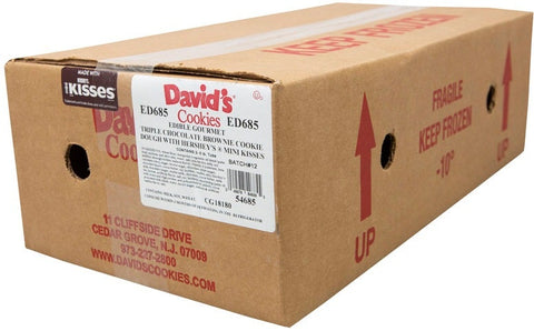 Davids Triple Chocolate Edible Cookie Dough, 8 Pound -- 2 per case.