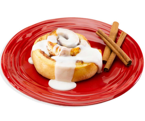 Davids Cookies Iced Baked Cinnamon Roll, 6 Ounce -- 24 per case.