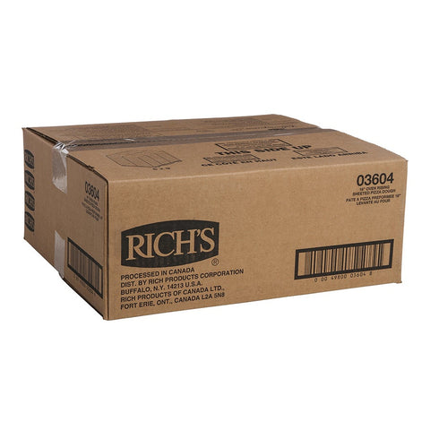 Rich Products Fresh N Ready Oven Rising Sheeted Pizza Dough, 29.5 Ounce -- 20 per case.