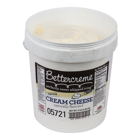 Richs Whipped Bettercreme Icing with Cream Cheese, 9 Pound.