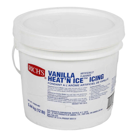 Rich Products Corporation Vanilla Heat N Ice Icing, 12 Pound.