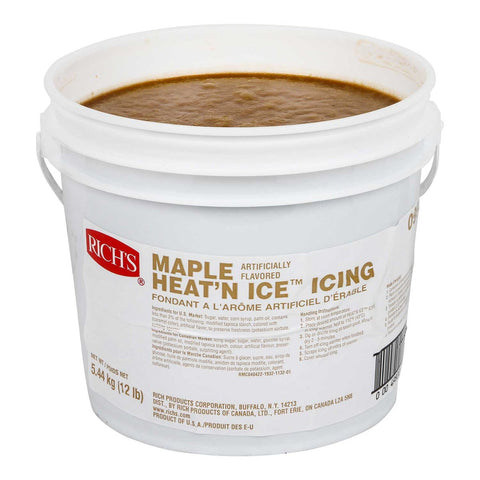 Rich Products Corporation Maple Artificial Flavor Heat N Ice Icing, 12 Pound.
