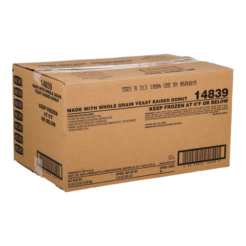 Richs Whole Grain Donut Rings, 2.45 Ounce -- 84 per case.
