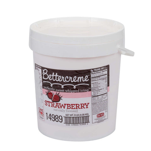 Richs Naturally Flavored Strawberry Bettercreme, 9 Pound.