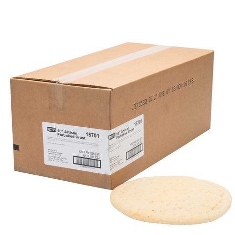 Richs Artisan Par Baked 10 inch Pizza Crust, 9.2 Ounce -- 20 per case.
