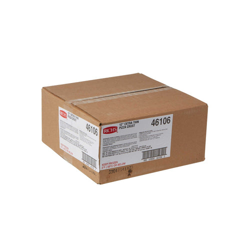 Rich Products Extra Thin Pizza Crust, 5 Ounce -- 40 per case.