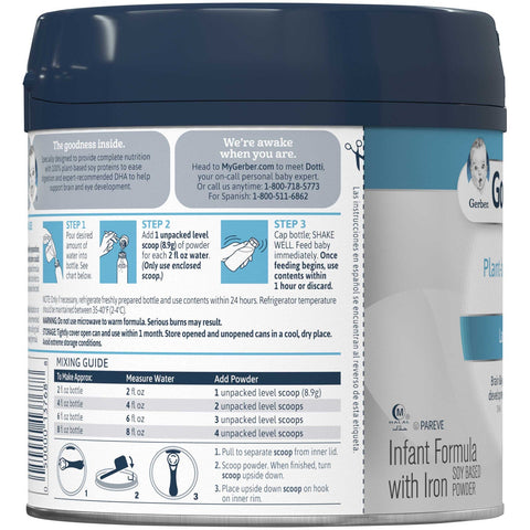 Gerber Good Start Soy Powder, 20 Ounce Canister -- 4 per case