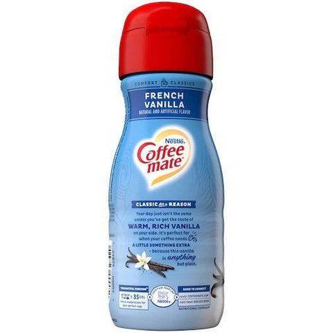 Coffee Mate French Vanilla Creamer, 16 Fluid Ounce -- 6 per case