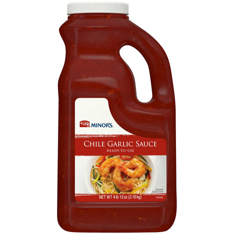 Minors Chile Garlic Sauce, .5 Gallon --- 4 Per Case