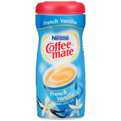 Coffee-Mate French Vanilla Powder Creamer - 15 oz. canister, 12 canisters per case
