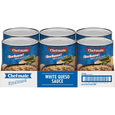 Chef Mate Que Bueno White Queso Sauce, 106 Ounce -- 6 per case.
