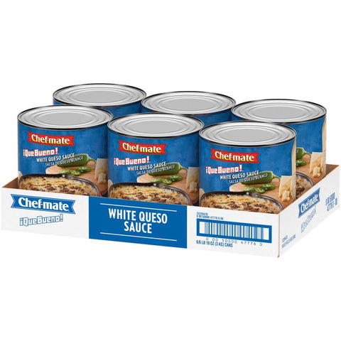 Chef Mate Que Bueno White Queso Sauce, 106 Ounce -- 6 per case.
