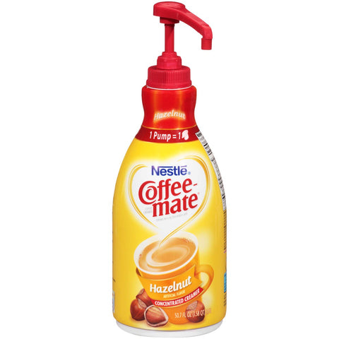 Nestle Coffee Mate Hazelnut Liquid Coffee Creamer, 1.58 Quart -- 2 per case.