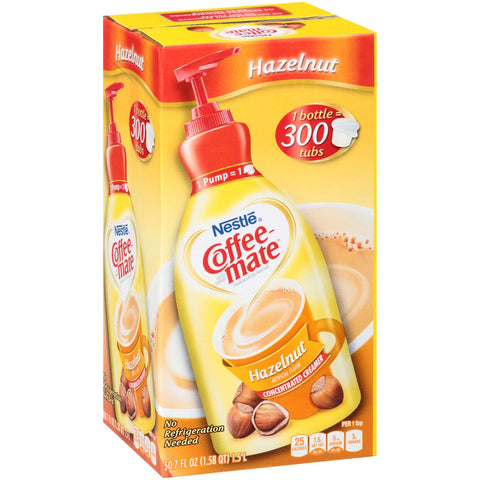 Nestle Coffee Mate Hazelnut Liquid Coffee Creamer, 1.58 Quart -- 2 per case.