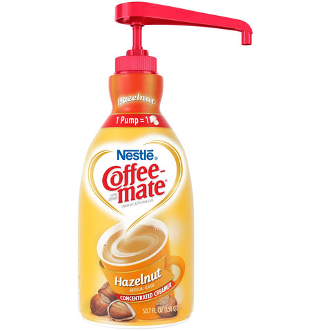 Nestle Coffee Mate Hazelnut Liquid Coffee Creamer, 1.58 Quart -- 2 per case.