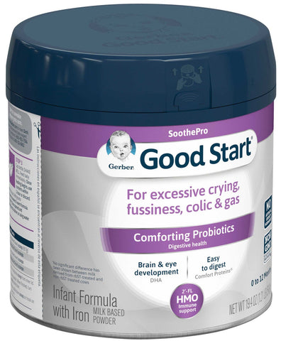 Gerber Good Start HMO Infant Formula Soothe Powder, 19.4 Ounce -- 4 per case