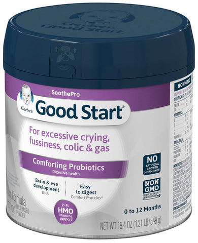 Gerber Good Start HMO Infant Formula Soothe Powder, 19.4 Ounce -- 4 per case