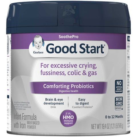 Gerber Good Start HMO Infant Formula Soothe Powder, 19.4 Ounce -- 4 per case