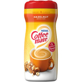 Coffee-Mate Hazelunt Powder Creamer - 15 oz. canister, 6 canisters per case