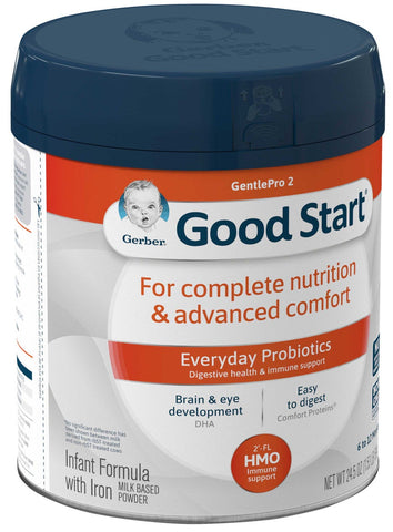 Gerber Good Start Gentle HMO Stage2 BiFidus Probiotic Powder, 24.5 Ounce -- 4 per case