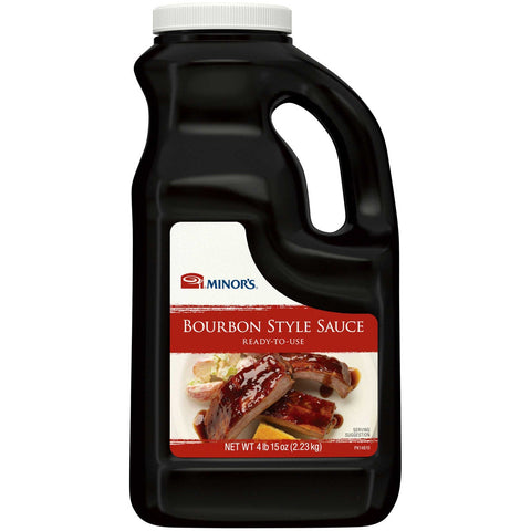 Minor's Bourbon Style Ready To Use Sauce, 0.5 gallon -- 4 per case