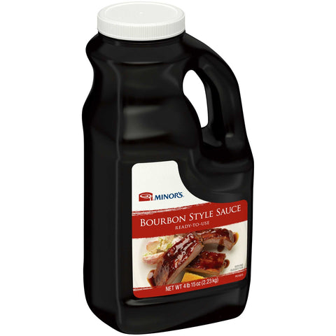 Minor's Bourbon Style Ready To Use Sauce, 0.5 gallon -- 4 per case