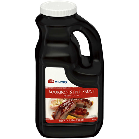 Minor's Bourbon Style Ready To Use Sauce, 0.5 gallon -- 4 per case