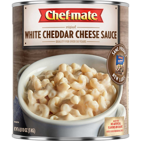 Chef Mate White Cheddar Cheese Sauce, 106 Ounce -- 6 per case.
