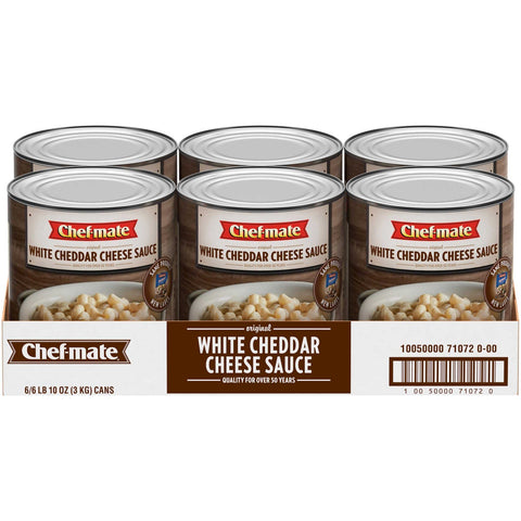 Chef Mate White Cheddar Cheese Sauce, 106 Ounce -- 6 per case.