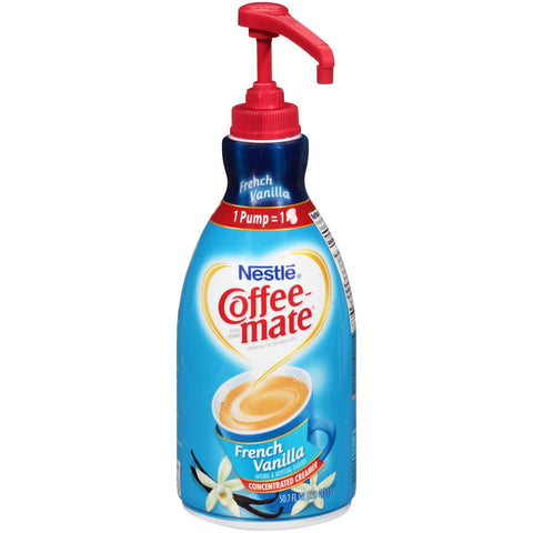 Nestle Coffee Mate French Vanilla Liquid Coffee Creamer, 1.58 Quart -- 2 per case.