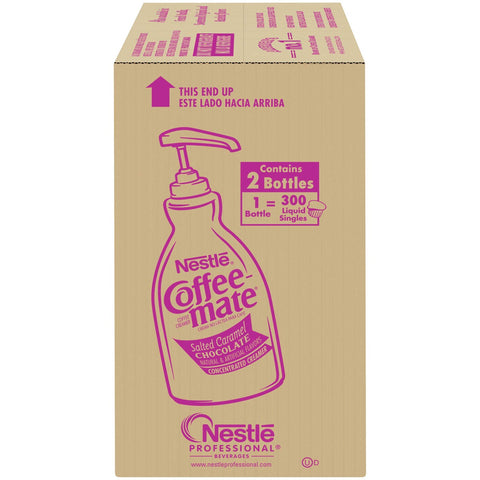 Nestle Coffee Salted Chocolate Caramel Coffee Creamer, 1.58 Quart -- 2 per case.
