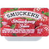 Smuckers Strawberry Jam, 0.5 Ounce -- 400 per case.